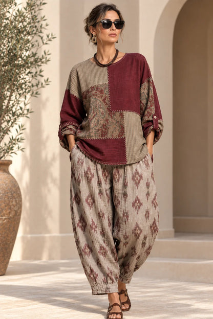 Ensemble Femme Tendance – Coupe Fluide Élégante