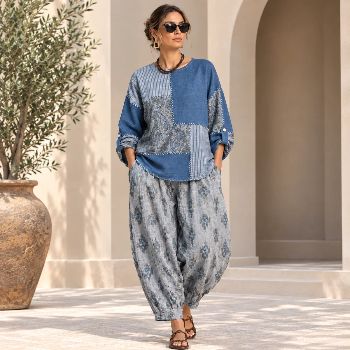 Ensemble Femme Tendance – Coupe Fluide Élégante