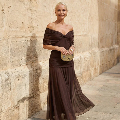 Robe Masarova Longue Avec Cache-Ventre